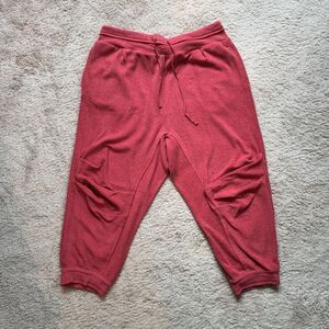 Free People Intimately Day Off Jogger Racer Red Women's Size L